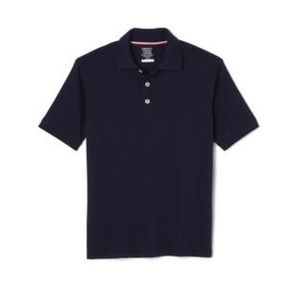 NWT FRENCH TOAST Adult Short Sleeve Interlock Knit Polo size L